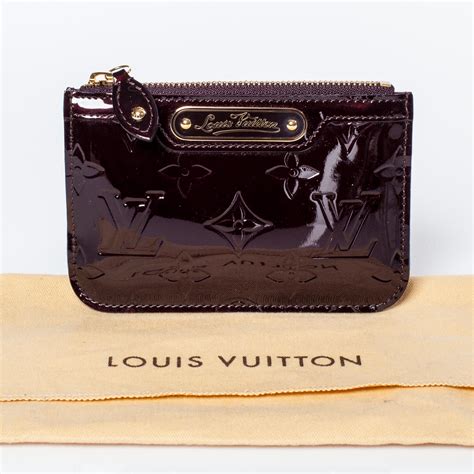 louis vuitton vernis key pouch amarante|LOUIS VUITTON Vernis Key Pouch Amarante .